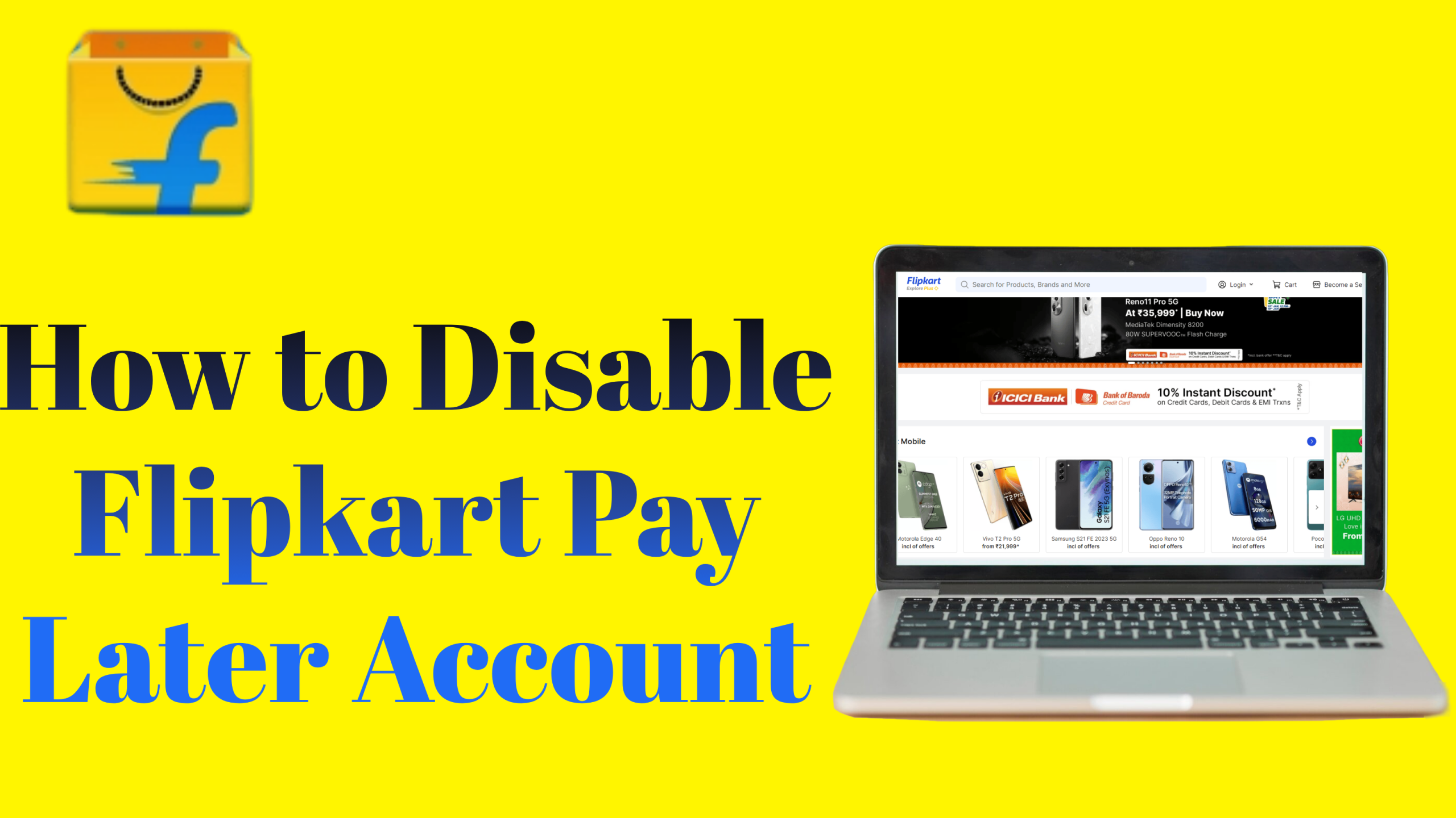 How to Disable Flipkart Pay Later Account