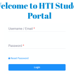 HTI Student Portal