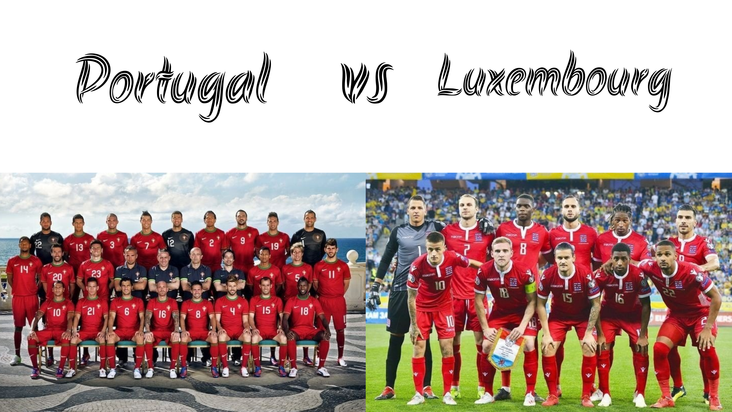 Portugal vs Luxembourg